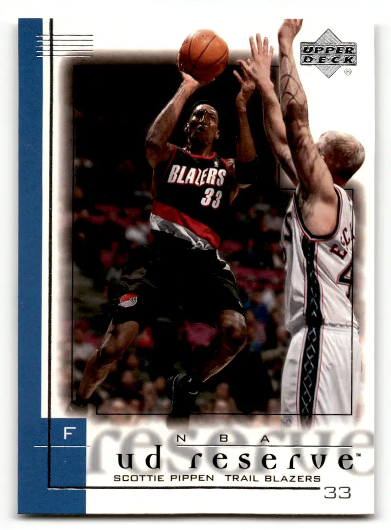 Scottie Pippen basketball card from a lot of 6 different Pippen basketball cards featuring HOF and team logos