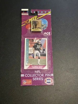 Lot of 6 NFL Collector Pin Series 1991 ACE Novelty w/ Card Marino Montana Aikman - Sports Memorabilia