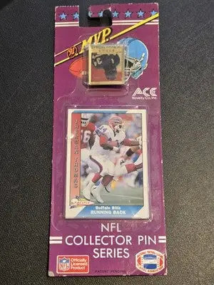 Lot of 6 NFL Collector Pin Series 1991 ACE Novelty w/ Card Marino Montana Aikman - Sports Memorabilia