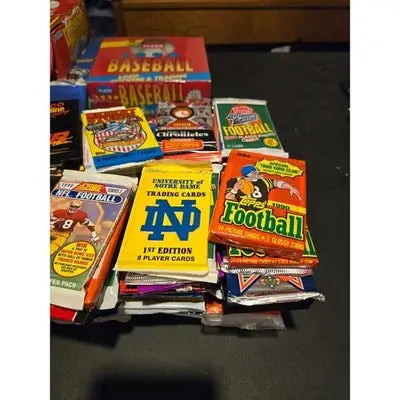 Lot of 75 multi/mixed-sport cards and non-sport trading cards in sealed packs