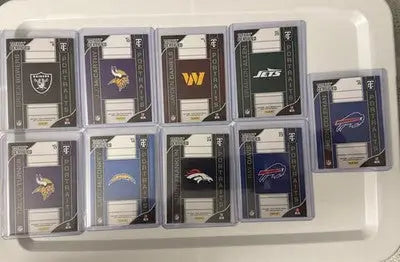 Lot of 9 2024 Totally Certified Rookie Portraits Cards - Football Card Single