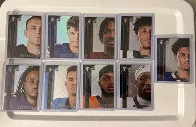 Lot of 9 2024 Totally Certified Rookie Portraits Cards - Football Card Single