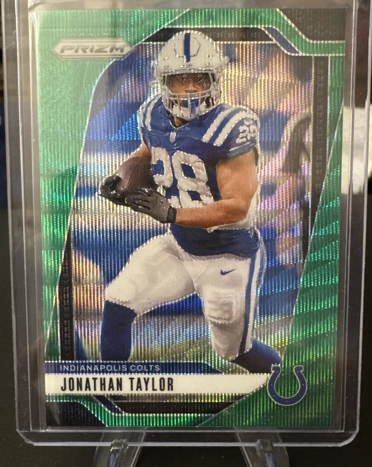 LOT (x9) 2024 Prizm Indy Colts Green Wave Prizm - Manning Pittman Jr. Latu ++ - Football Card Single