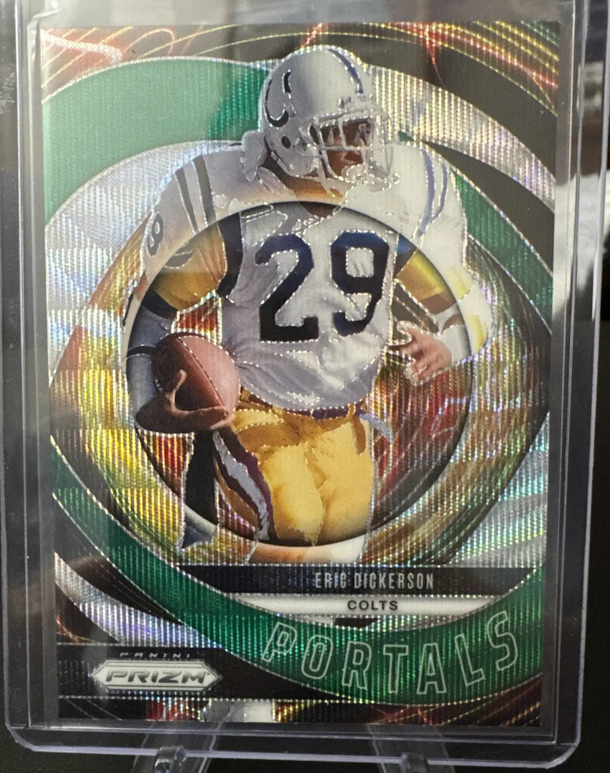 LOT (x9) 2024 Prizm Indy Colts Green Wave Prizm - Manning Pittman Jr. Latu ++ - Football Card Single