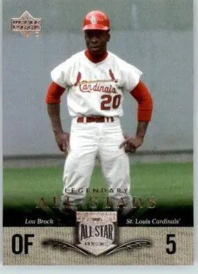 Lou Brock - 2005 Upper Deck All-Star Classics - #91 - Baseball - Baseball Card Single