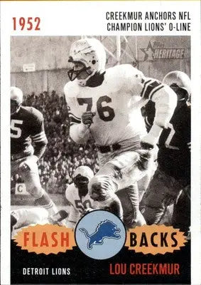 Lou Creekmur - 2006 Topps Heritage - #FL-6 - Flashbacks Football - Football Card Single