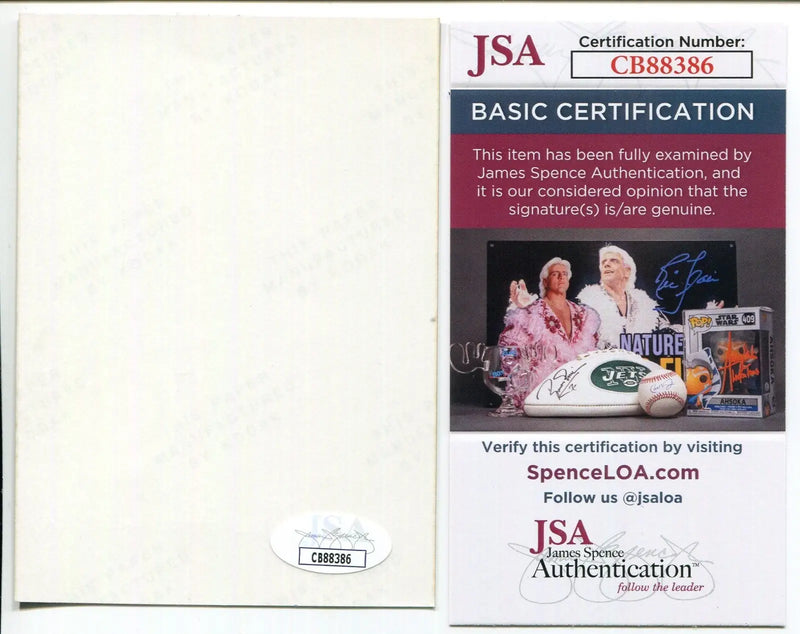Lou Fonseca Hand Signed Baseball Chicago Cubs Wrigley Ivy 3x5 Photo JSA AUTO - Sports Memorabilia