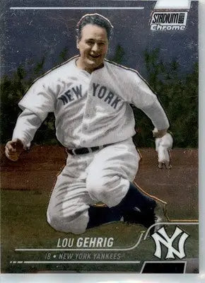 Lou Gehrig - 2022 Stadium Club Chrome - #4 - Baseball - Baseball Card Single