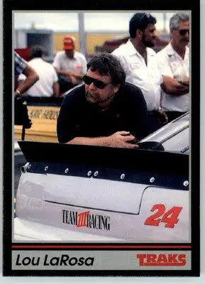 Lou LaRosa - 1991 Traks - #123 - RC Racing - Racing Card Single