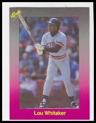 Lou Whitaker Detroit Tigers 1989 Classic Card 188