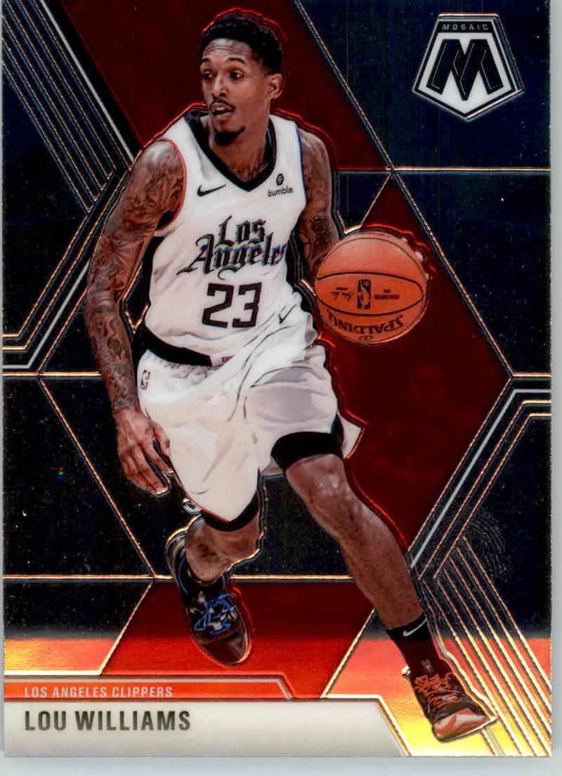 Lou Williams - 2019-20 Panini Mosaic - #68 - Basketball - Basketball Card Single