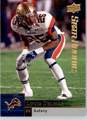 Louis Delmas - 2009 Upper Deck - #280 - RC Football - Football Card Single