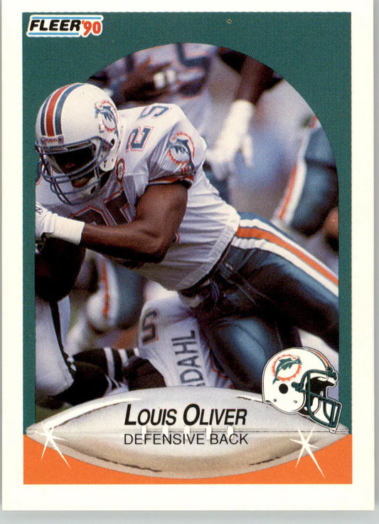 Louis Oliver - 1990 Fleer Update - #U-79 - Football - Football Card Single