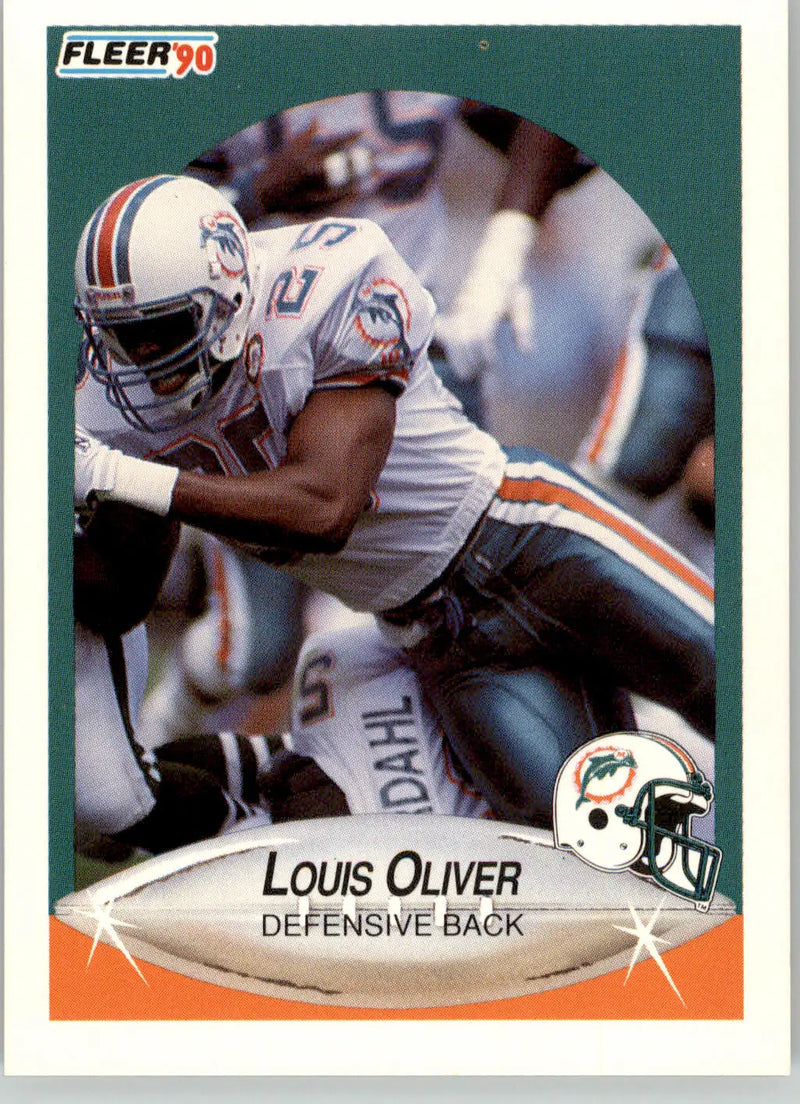 Louis Oliver - 1990 Fleer Update - #U-79 - Football