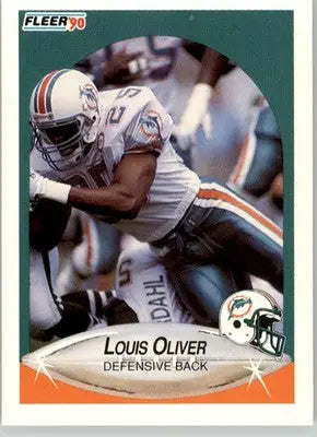 Louis Oliver - 1990 Fleer Update - #U-79 - Football - Football Card Single