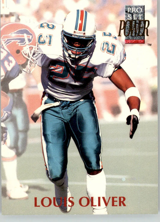 Louis Oliver - 1992 Pro Set Power - #125 - Football - Football Card Single