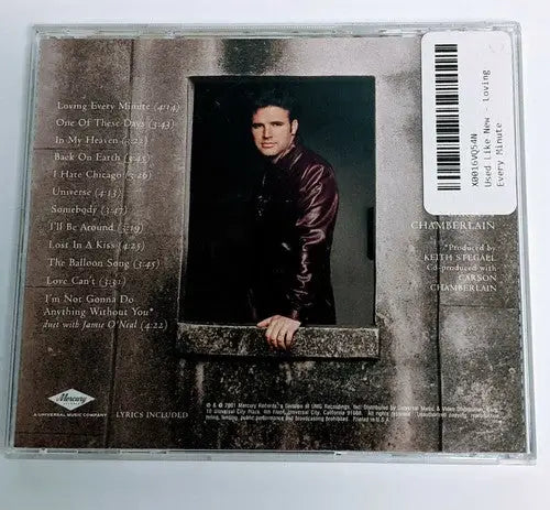 CD case of Loving Every Minute by Mark Wills with tracklist and production credits