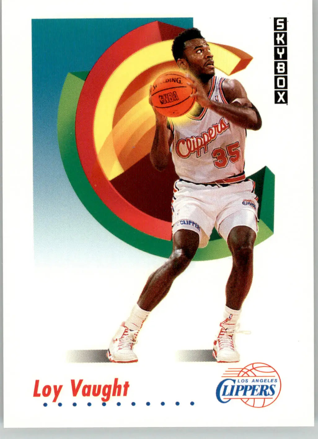 Loy Vaught - 1991-92 SkyBox - #132 - Basketball - Basketball Card Single