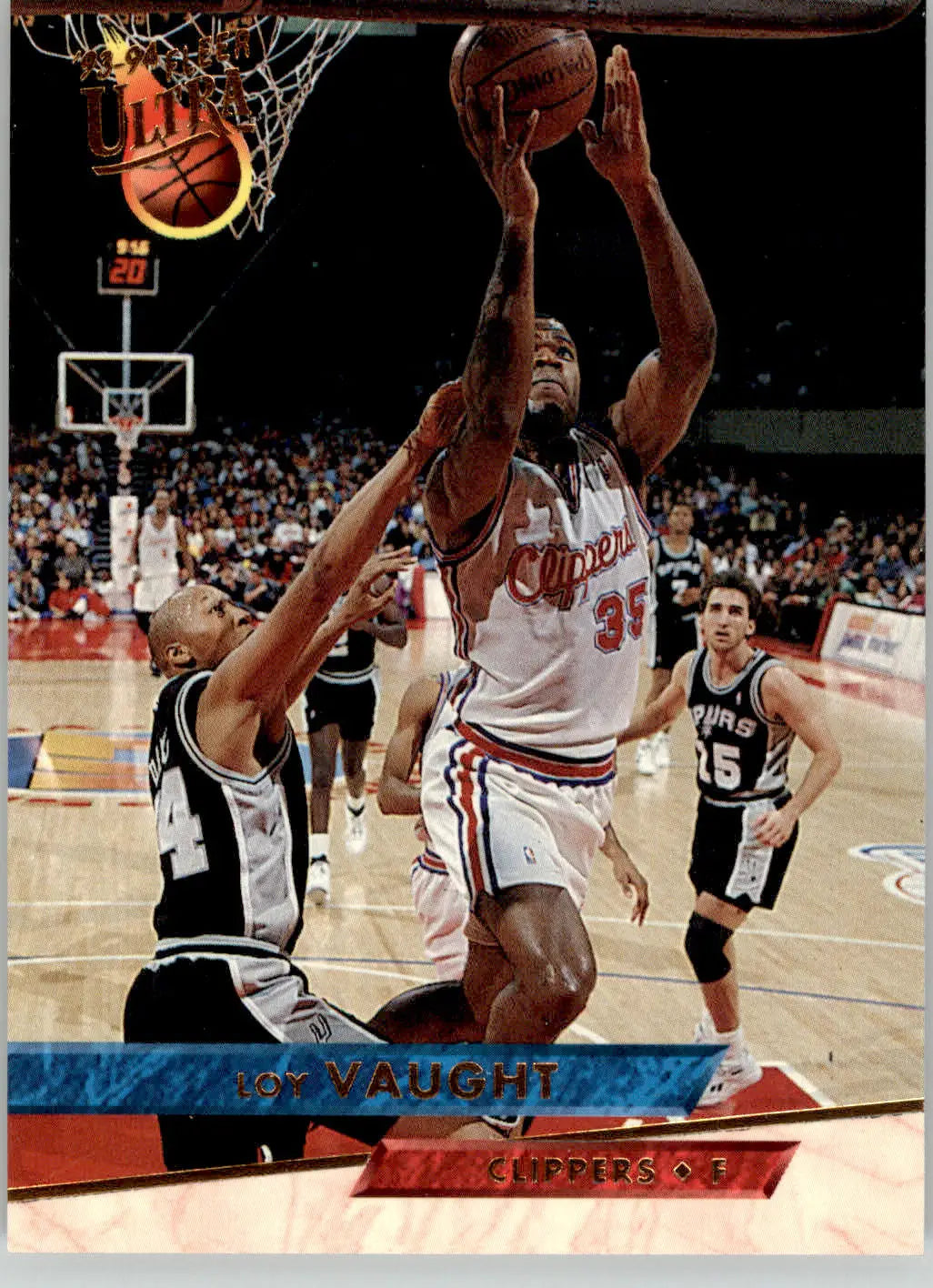 Loy Vaught - 1993-94 Ultra - #90 - Basketball - Basketball Card Single