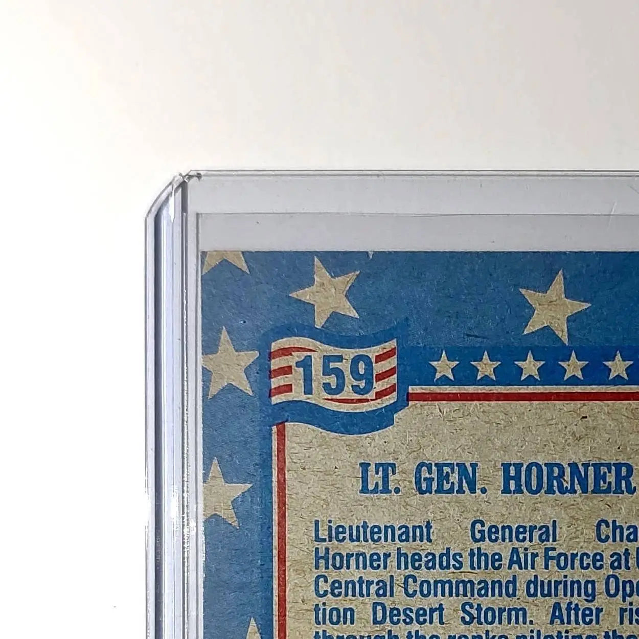 Lt. Gen. Charles A. Horner 1991 Topps Desert Storm #159 Card - Other