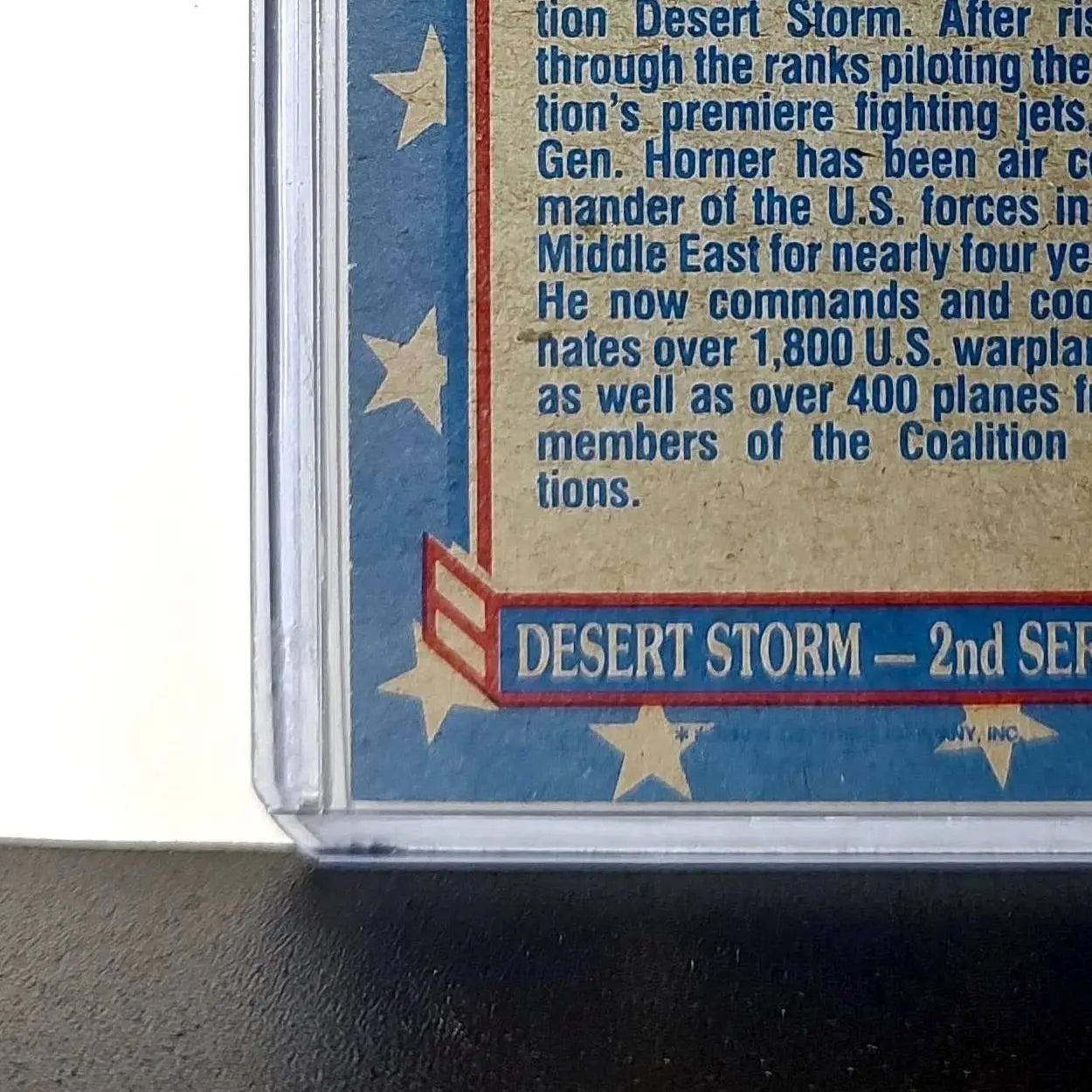 Lt. Gen. Charles A. Horner 1991 Topps Desert Storm #159 Card - Other