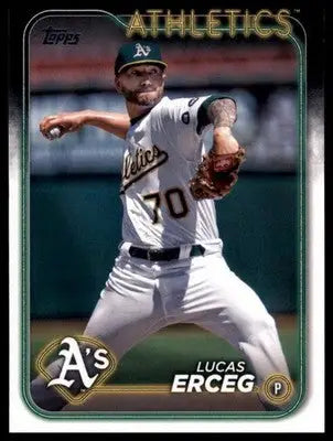 Lucas Erceg 2024 Topps Update #US93 Oakland Athletics - Baseball Card Single