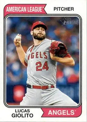 Lucas Giolito - 2023 Topps Heritage - #620 - Baseball - Baseball Card Single