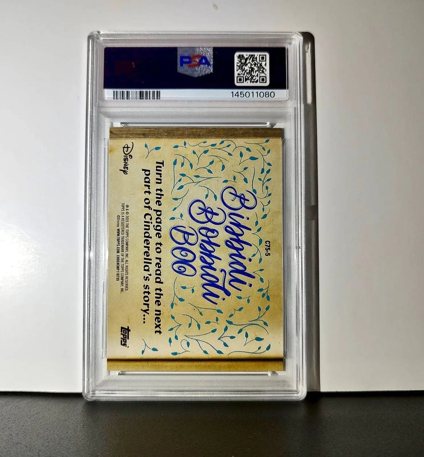 Lucifer traps Gus in a teacup! 2025 Topps Disney #C75-5 PSA 10 - Non-Sports Card Single