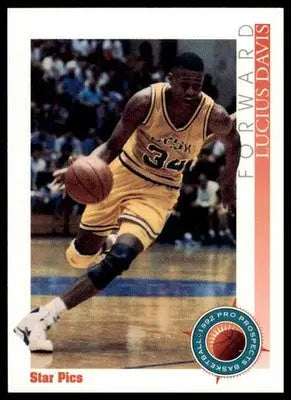 Lucius Davis 1992 Star Pics #25 UC Santa Barbara Gauchos - Basketball Card Single