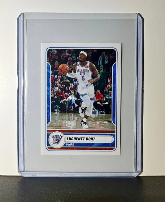 Luguentz Dort 2023-24 Panini NBA #420 Sticker Oklahoma City Thunder - Basketball Card Single