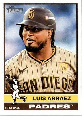 Luis Arraez - 2025 Topps Heritage - #39 - Baseball - Baseball Card Single