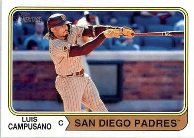 Luis Campusano - 2023 Topps Heritage - #608 - Baseball - Baseball Card Single