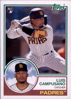 Luis Campusano Rookie 2021 Topps Archives #173 San Diego Padres - Baseball Card Single