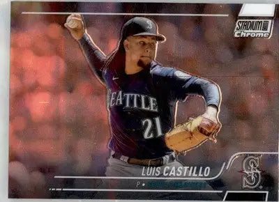 Luis Castillo - 2022 Stadium Club Chrome - #99 - Baseball - Baseball Card Single