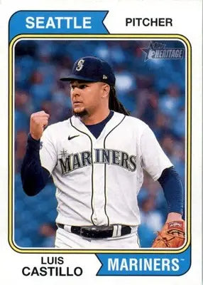 Luis Castillo - 2023 Topps Heritage - #669 - Baseball - Baseball Card Single