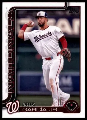 Luis García Jr. 2025 Topps #9 Washington Nationals - Baseball Card Single