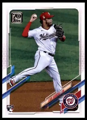 Luis Garcia Rookie 2021 Topps #298a Washington Nationals - Baseball Card Single