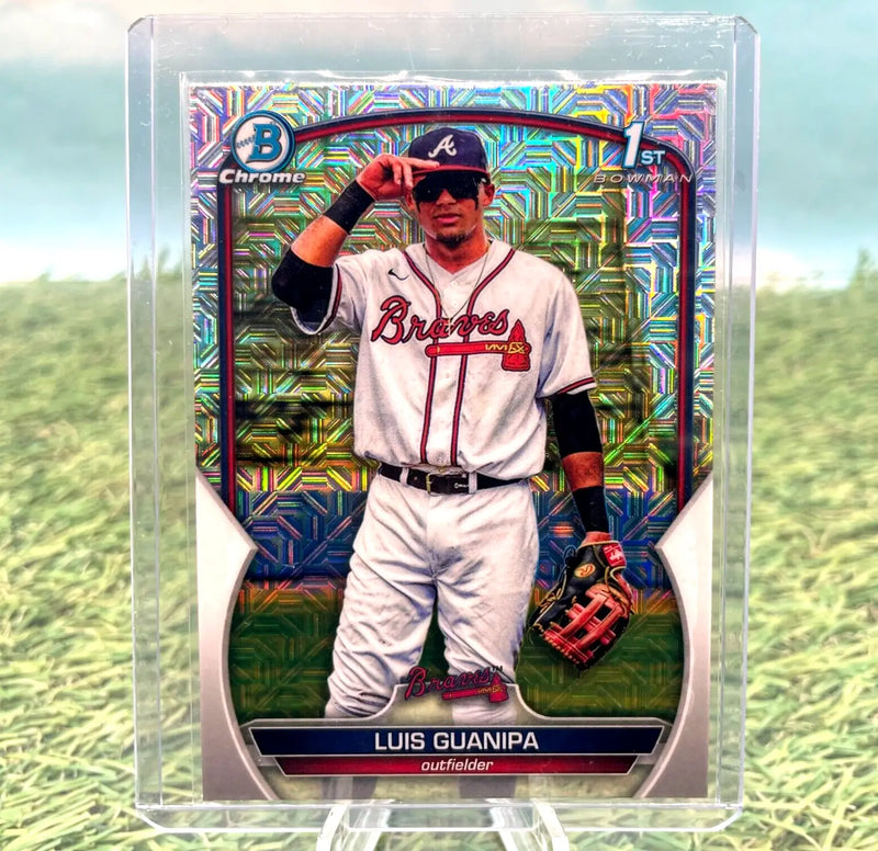 Luis Guanipa -2023 Bowman Chrome Mojo Refractor- 1st Bowman #BCP-200 -Braves - Baseball Card Single