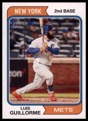 Luis Guillorme 2023 Topps Heritage #16 New York Mets - Baseball Card Single