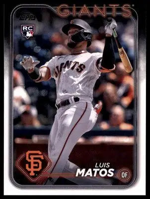 Luis Matos Rookie 2024 Topps #28 San Francisco Giants - Baseball Card Single