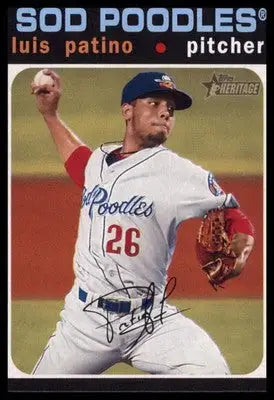 Luis Patino 2020 Topps Heritage Minor League #112 Amarillo Sod Poodles - Baseball Card Single