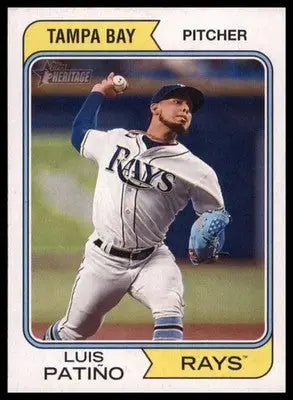 Luis Patiño 2023 Topps Heritage #184 Tampa Bay Rays - Baseball Card Single