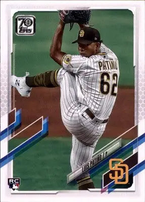 Luis Patiño Rookie 2021 Topps #205a San Diego Padres - Baseball Card Single