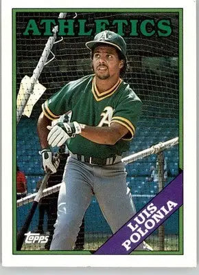 Luis Polonia - 1988 Topps - #238 - RC Baseball - Baseball Card Single