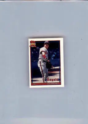 Luis Polonia - 1991 Topps Micro - #107 - Baseball - Baseball Card Single