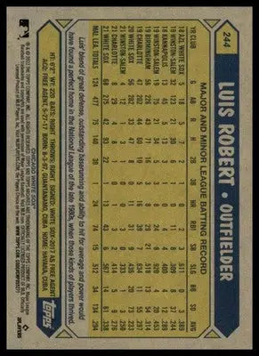 Luis Robert 2022 Topps Archives #244 Chicago White Sox - Baseball Card Single