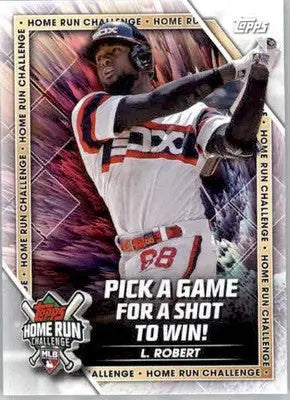 Luis Robert - 2023 Topps - #HRC-25 - Home Run Challenge Baseball - Baseball Card Single