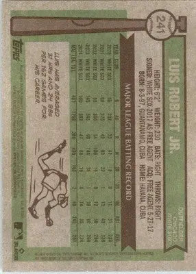 Luis Robert Jr. - 2025 Topps Heritage - #241 - Baseball - Baseball Card Single