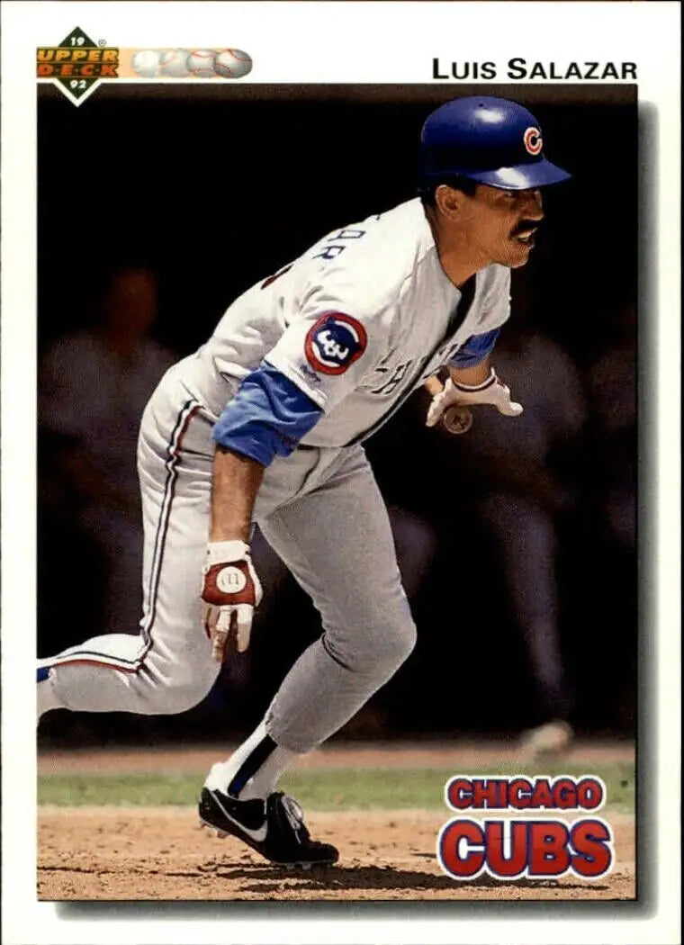 Luis Salazar 1992 Upper Deck MLB #638 Baseball Card Chicago Cubs - Baseball Card Single