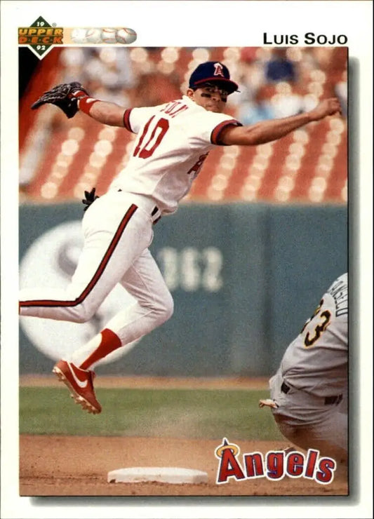 Luis Sojo 1992 Upper Deck MLB #149 Baseball Card California Angels - Baseball Card Single